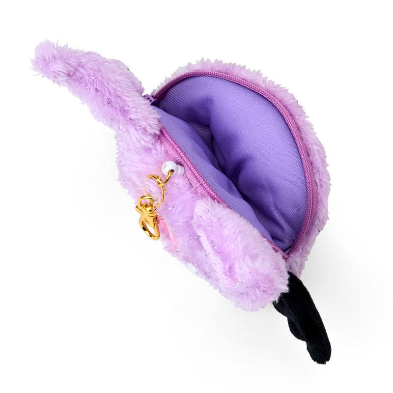 Kuromi Plush Pass Case Face Angel Purple Sanrio Japan 2025