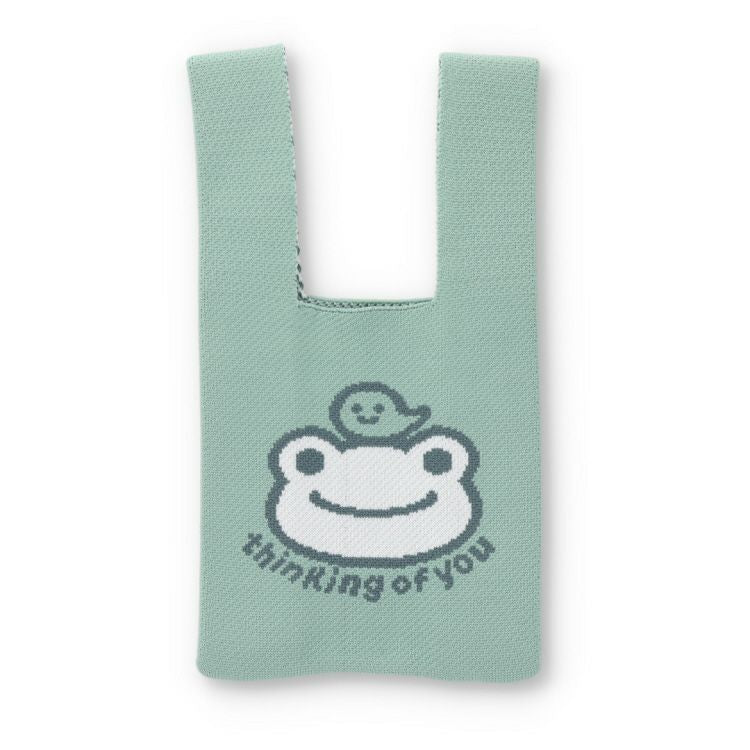 Pickles the Frog Knit Tote Bag Green Japan 2024