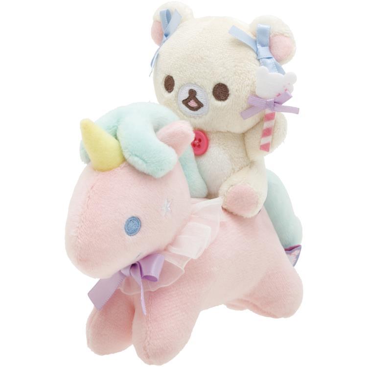 Korilakkuma & Unicorn Plush Doll Sky Cotton Candy San-X Japan 2024 Rilakkuma