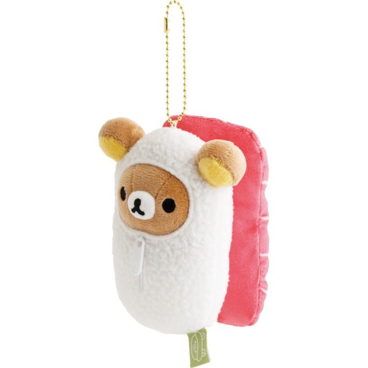 Rilakkuma Plush Keychain Sushi San-X Japan 2025