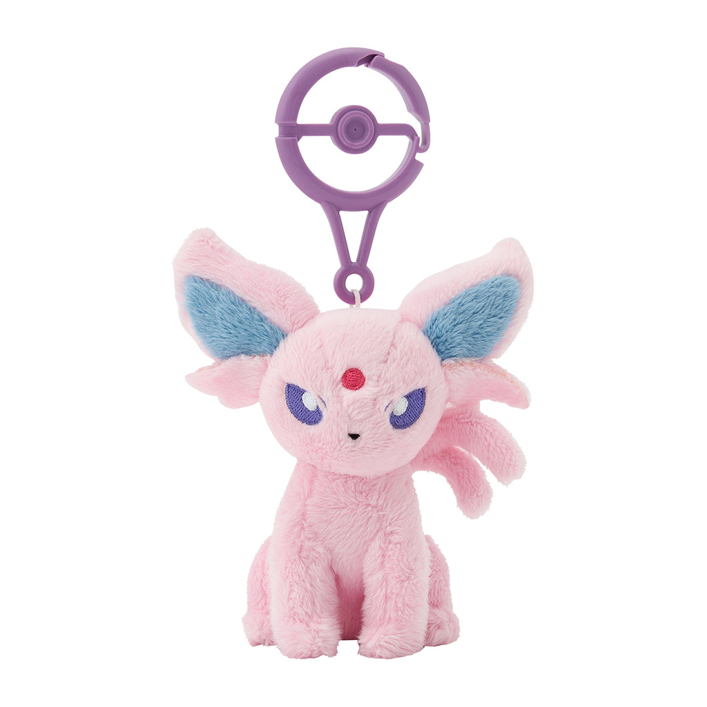 Espeon Eifie Plush Keychain with Carabiner Pokemon Center Japan 2024