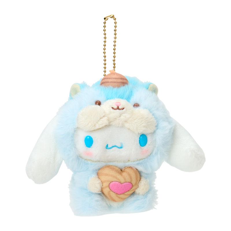 Cinnamoroll Plush Mascot Holder Keychain Fluffy Squirrel Sanrio Japan 2025