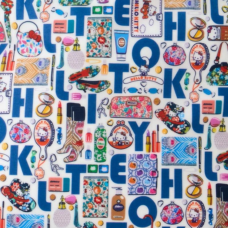 Hello Kitty Tote Bag S Liberty ABC Blue Sanrio Japan 2025