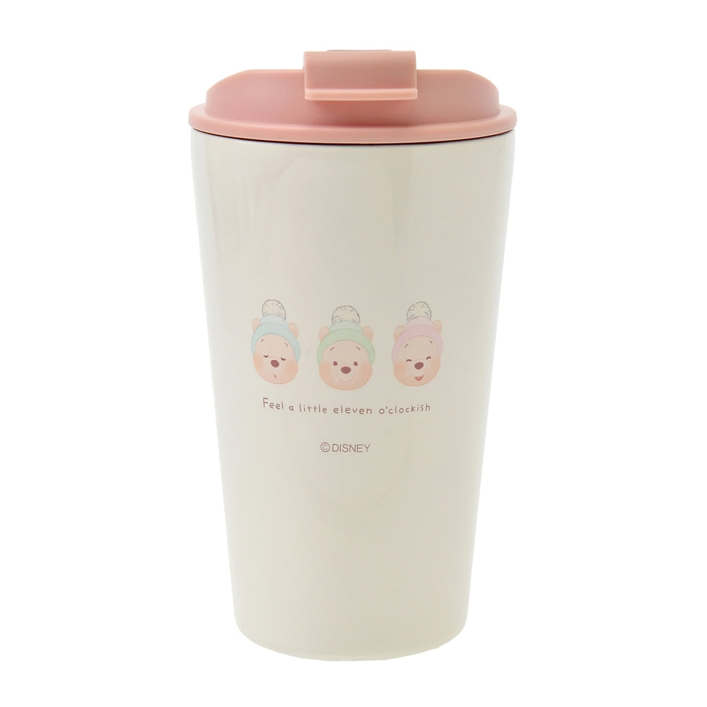 Winnie the Pooh Stainless Tumbler & Holder Strap White Pooh Disney Store Japan