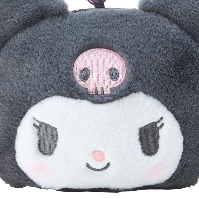 Kuromi Plush Face shape Pouch Window Grand Prize Sanrio Japan 2024