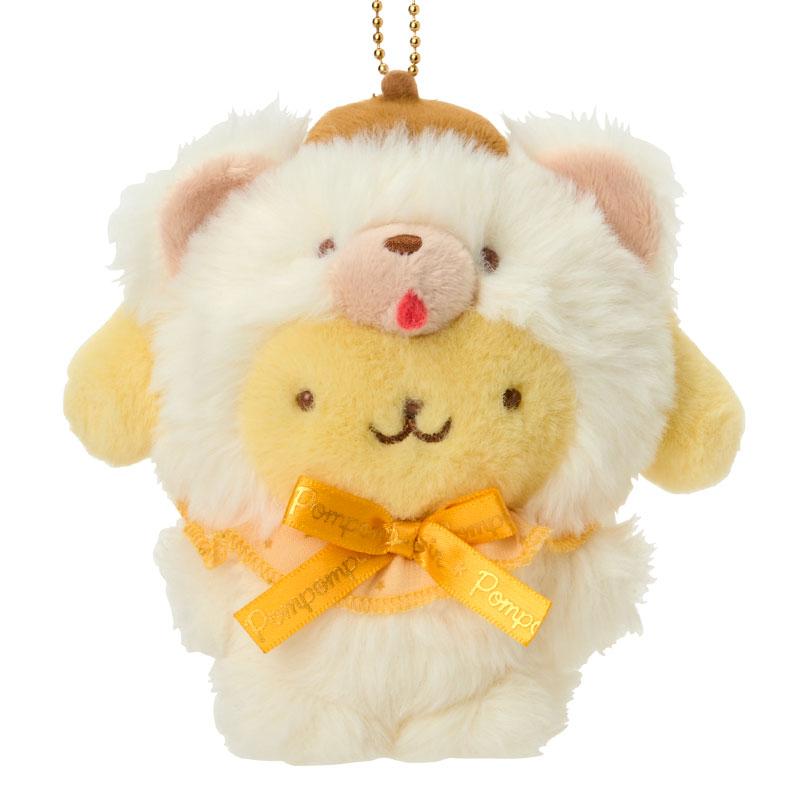 Pom Pom Purin Plush Mascot Holder Keychain Fluffy Doll Sanrio Japan 2025