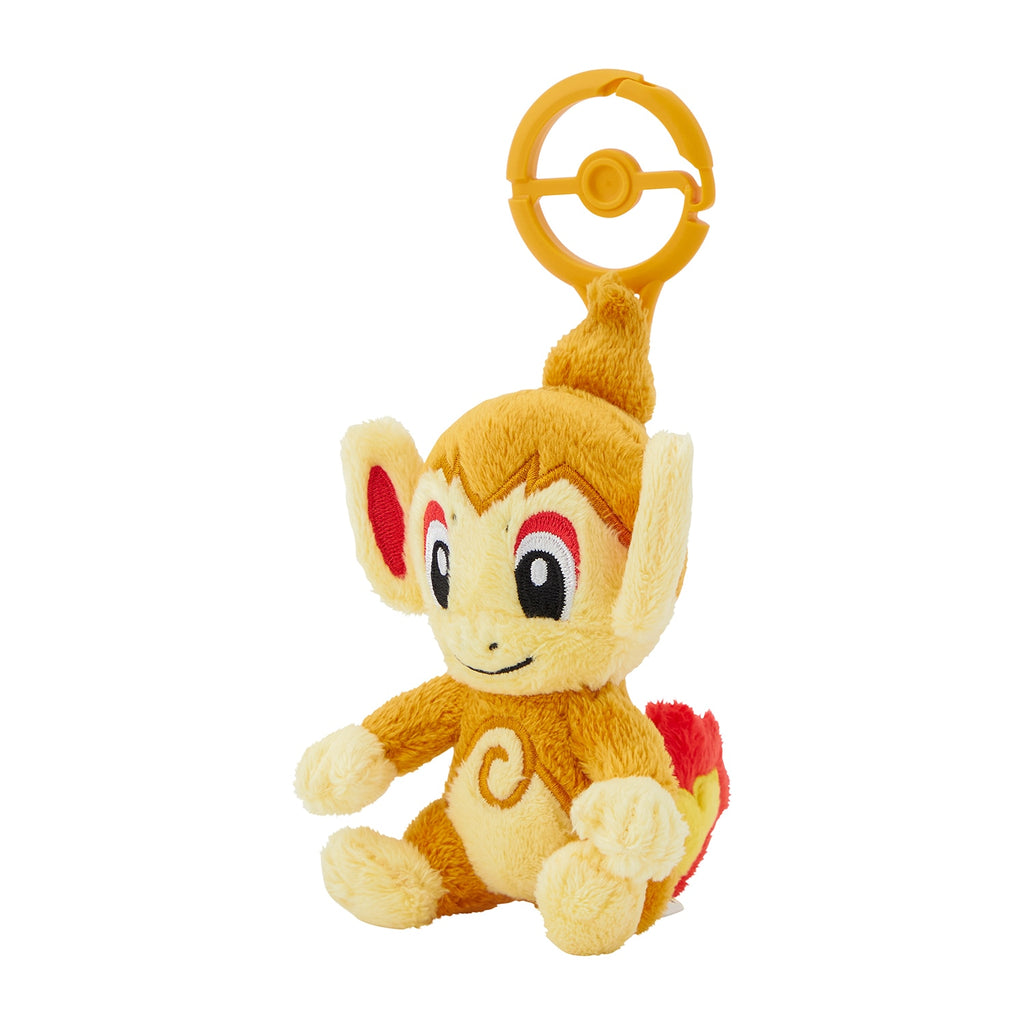 Chimchar Hikozaru Plush Keychain with Carabiner Pokemon Center Japan 2024