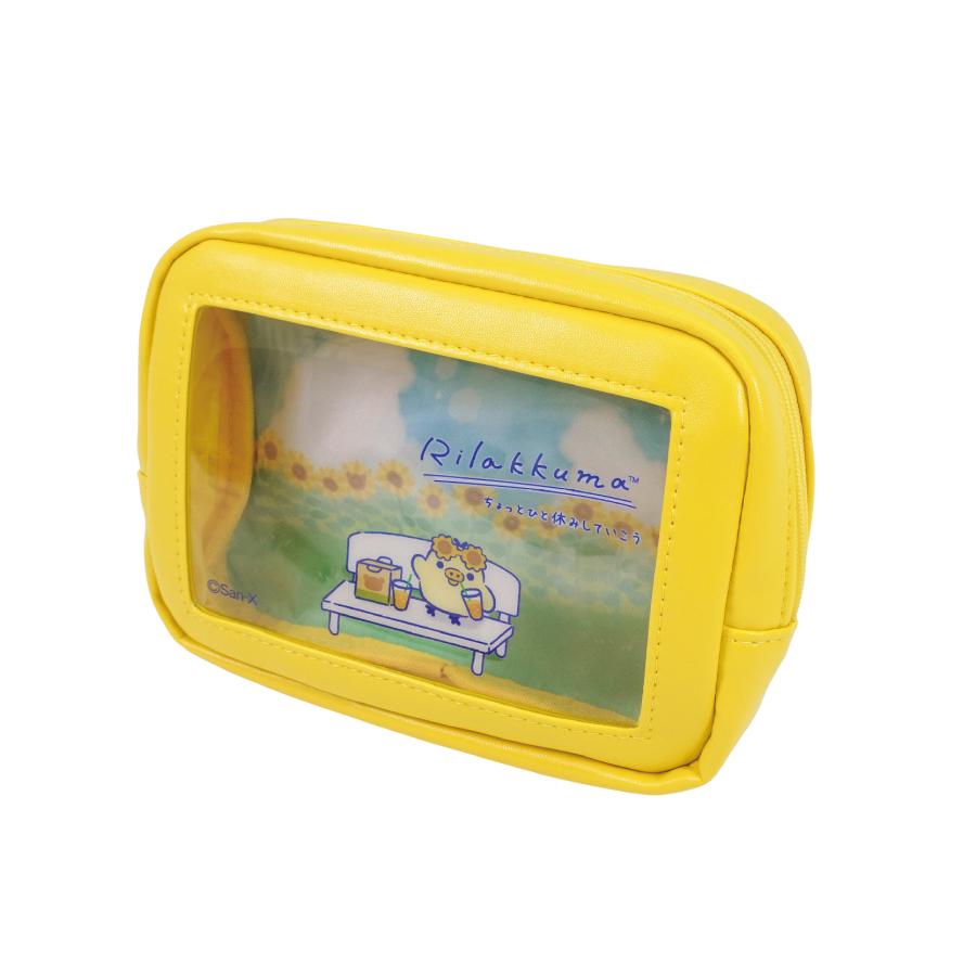 Kiiroitori Yellow Chick Clear Pouch San-X Japan 2025 Rilakkuma GINZA Limit