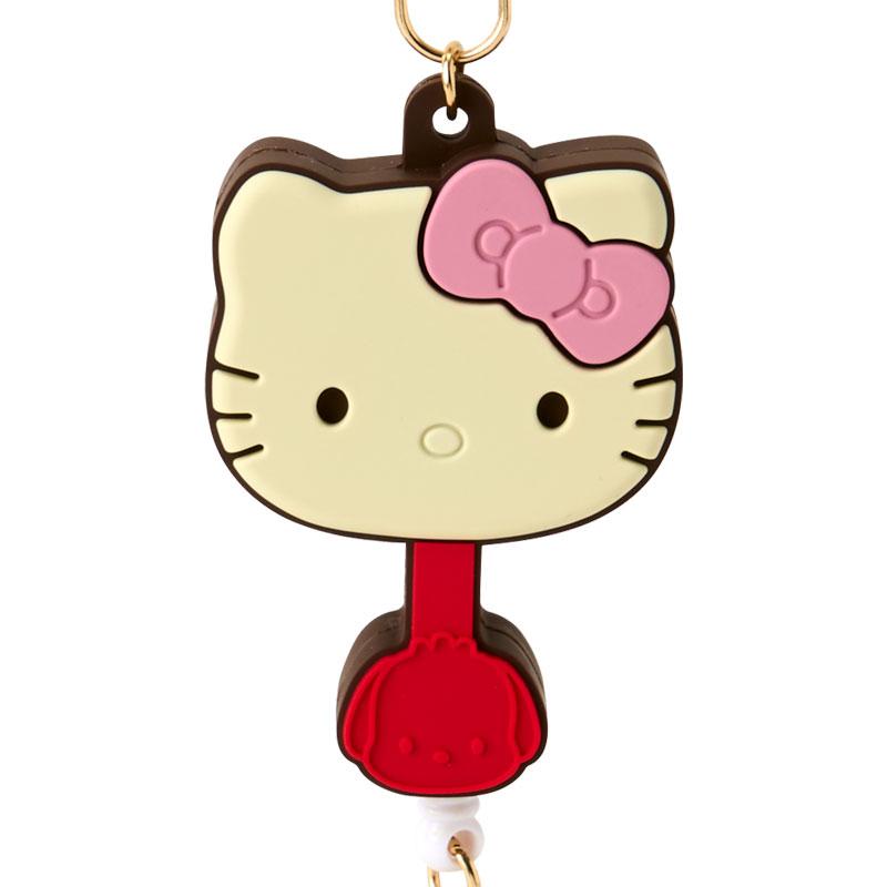 Hello Kitty Rubber Keychain Key Holder Sanrio Characters Chocolate Japan