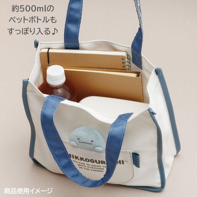 Sumikko Gurashi Tokage Lizard Canvas mini Tote Bag Blue San-X Japan 2025