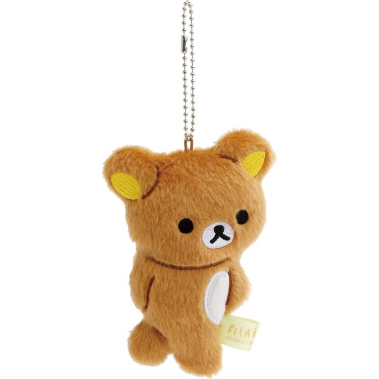 Rilakkuma Plush Keychain Walk stay with me San-X Japan 2025