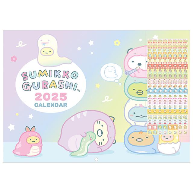 Sumikko Gurashi Wall Calendar 2025 A4 San-X Japan