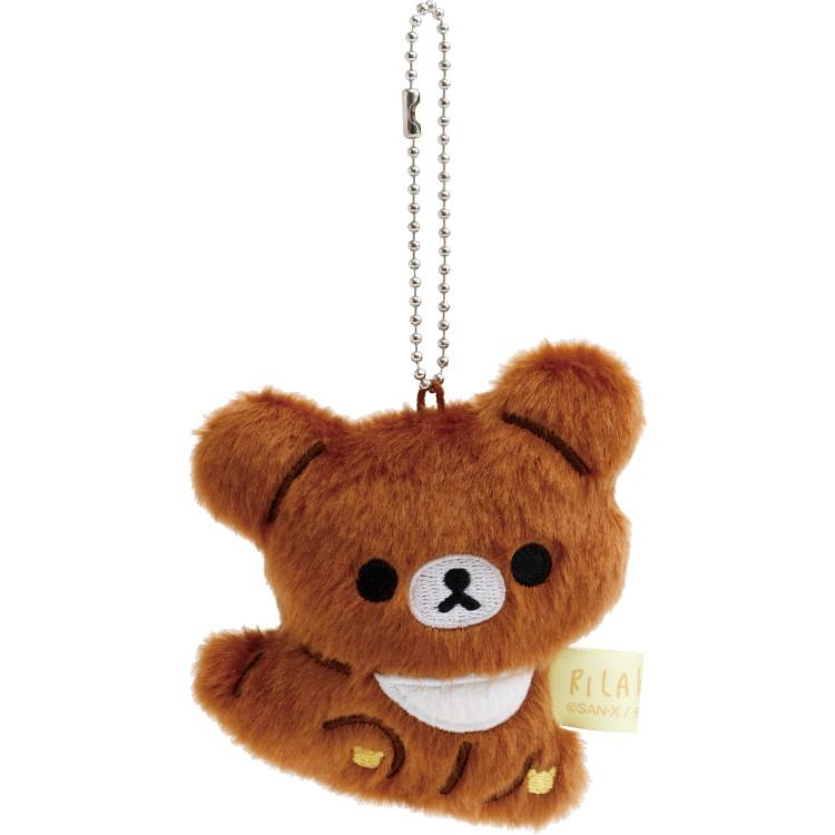 Chairoikoguma Plush Keychain Sit stay with me San-X Japan 2025 Rilakkuma