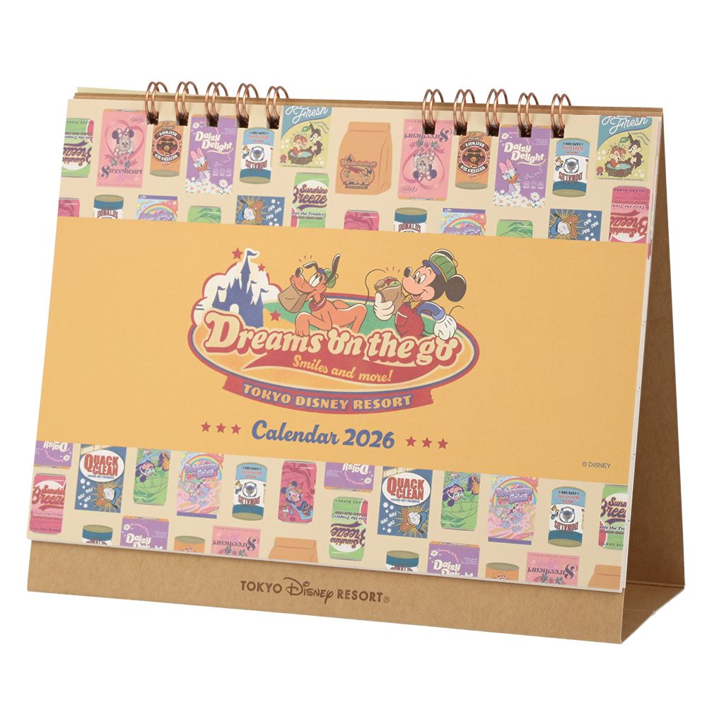 Mickey & Friends Calendar Desktop 2026 Disney Resort Store Japan Limit