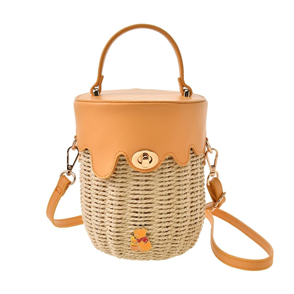 Winnie the Pooh 2WAY Hunny Pot Basket Shoulder Bag HONEY DAY Disney Store Japan
