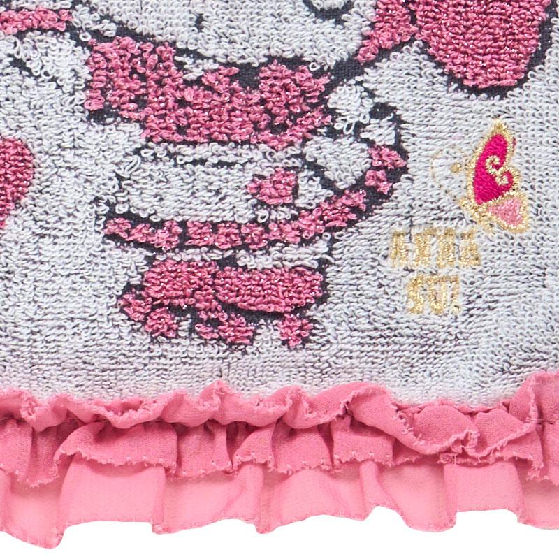 My Melody & Kuromi ANNA SUI Towel Handkerchief Frill Pink Sanrio Japan 2025