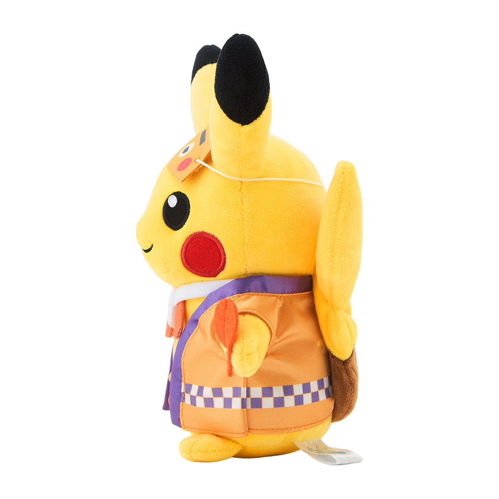 Pikachu Plush Doll Niwaka Mask Pokemon Center Fukuoka Japan Limit 2025