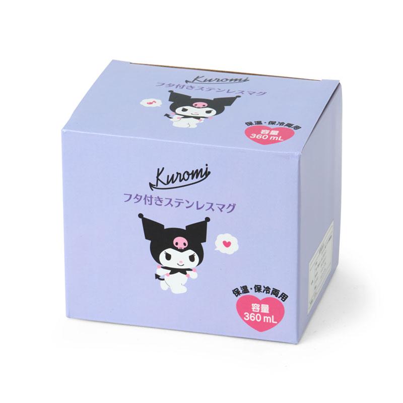 Kuromi Stainless Mug with Lid Sanrio Japan 2025