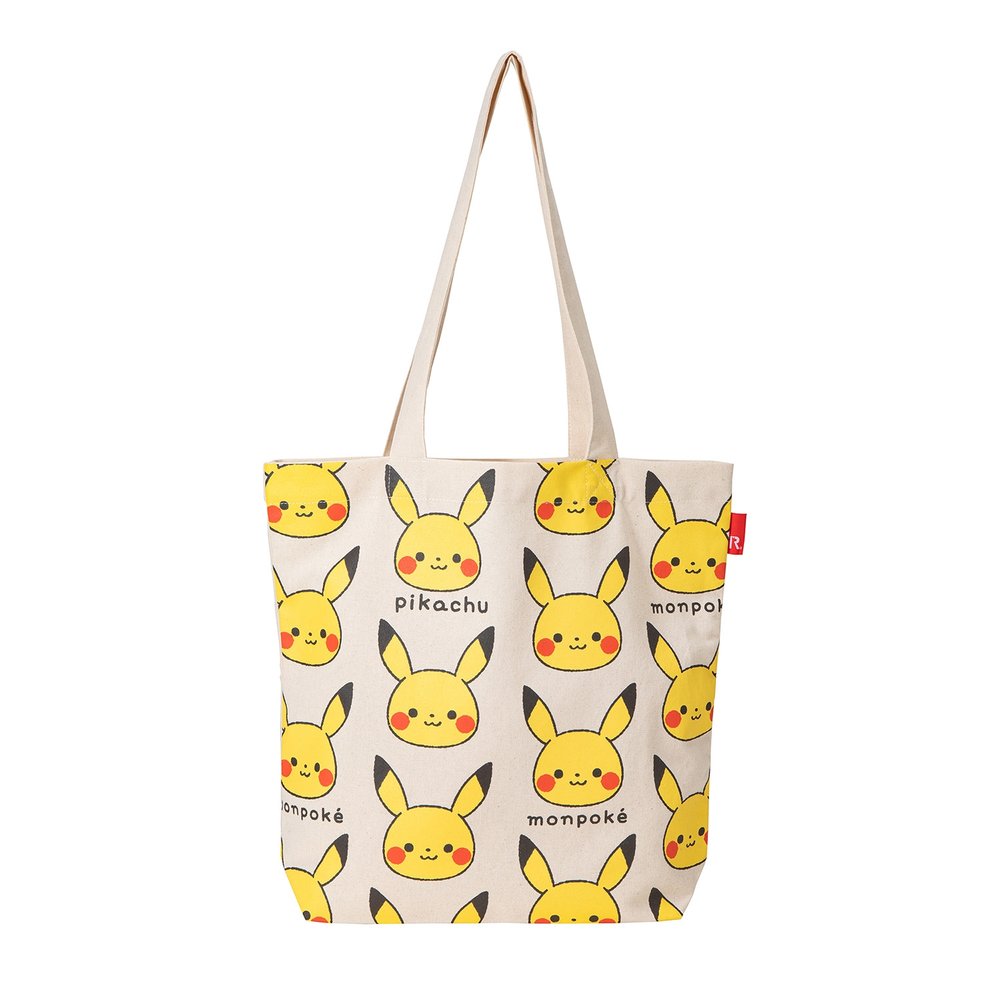 Pikachu Cotton Tote Bag Pokemon Center Japan 2026 – VeryGoods.JP