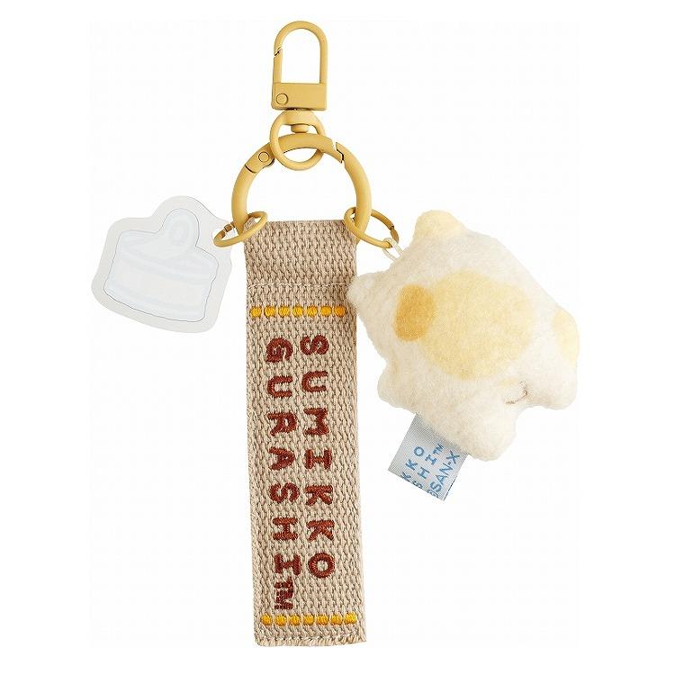 Sumikko Gurashi Neko Cat Keychain Key Holder Orange Okiniiri San-X Japan 2025