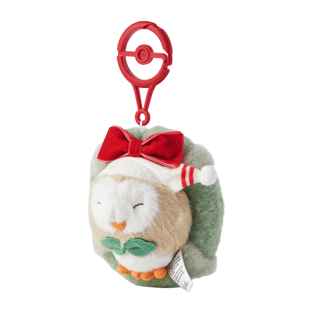 Rowlet Mokuroh Plush Keychain Pokemon Holiday Blessings Japan Christmas 2025