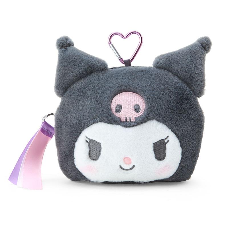 Kuromi Plush Face shape Pouch Window Grand Prize Sanrio Japan 2024