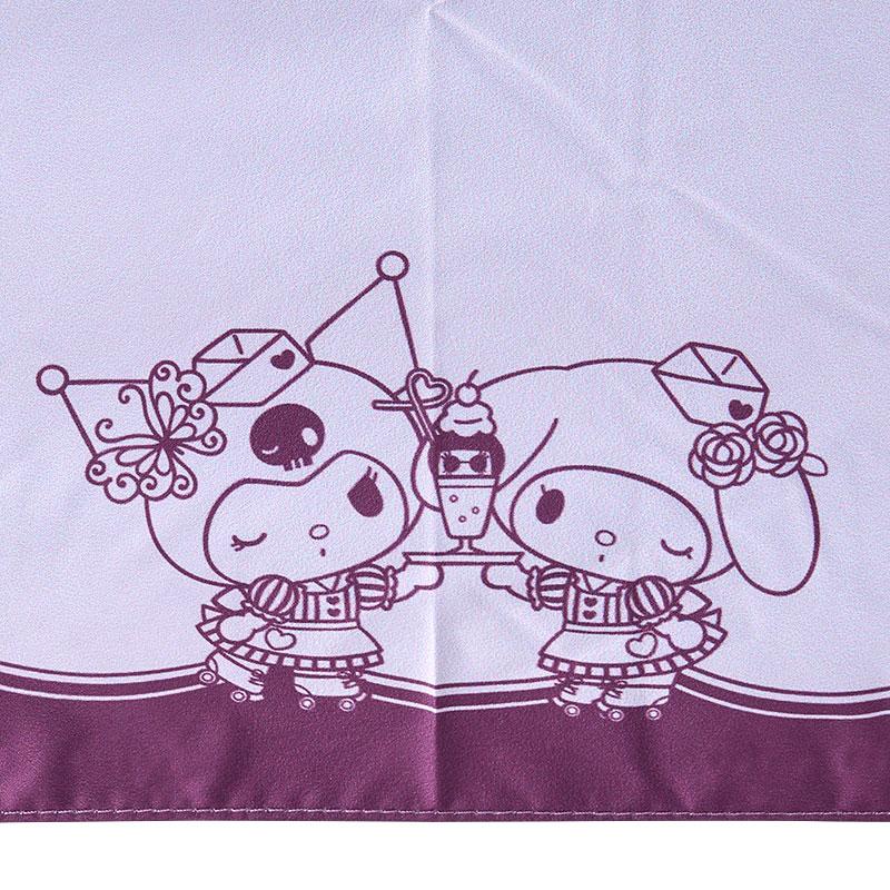 My Melody & Kuromi ANNA SUI Folding Umbrella Silhouette Pink Sanrio Japan 2025
