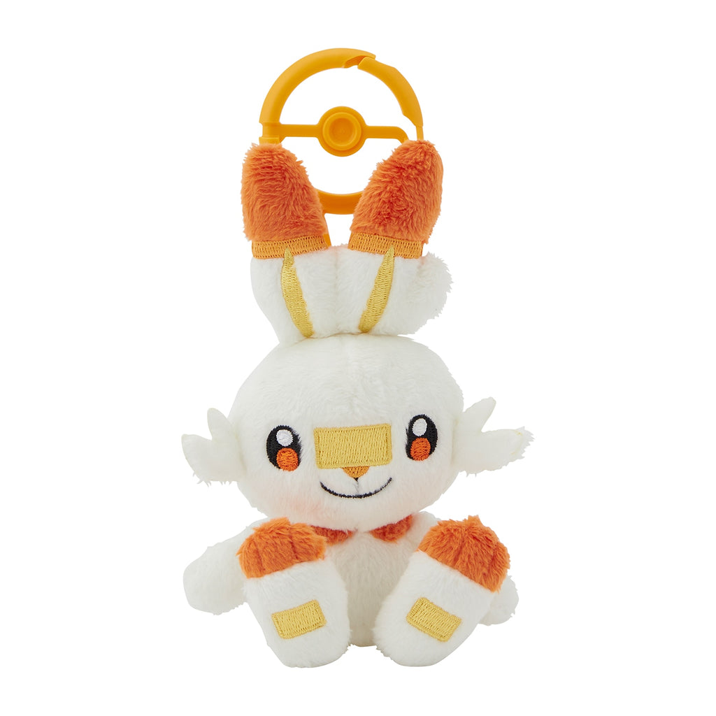 Scorbunny Hibanny Plush Keychain with Carabiner Pokemon Center Japan 2024