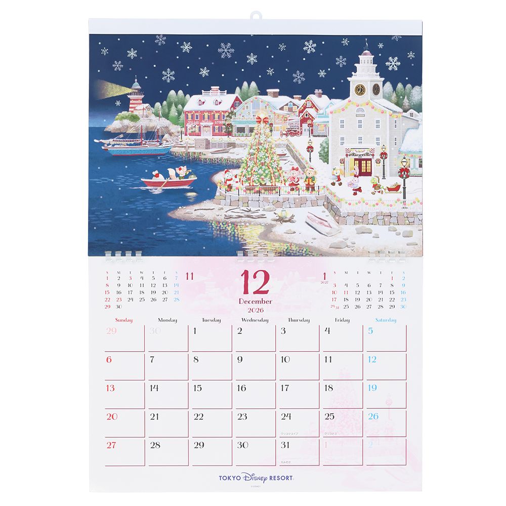 Tokyo Disney Resort Limit Wall Calendar 2026 Store Japan