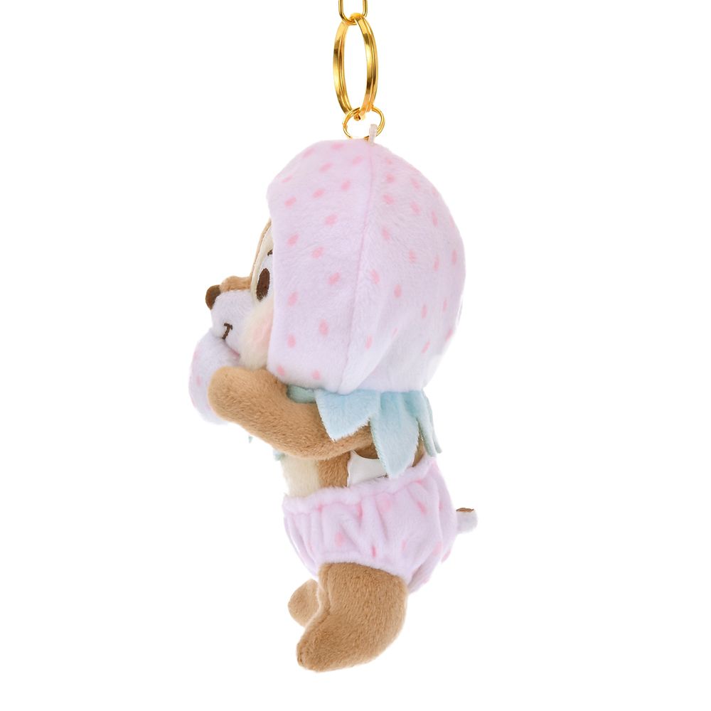 Chip Plush Keychain STRAWBERRY COLLECTION Disney Store Japan 2025