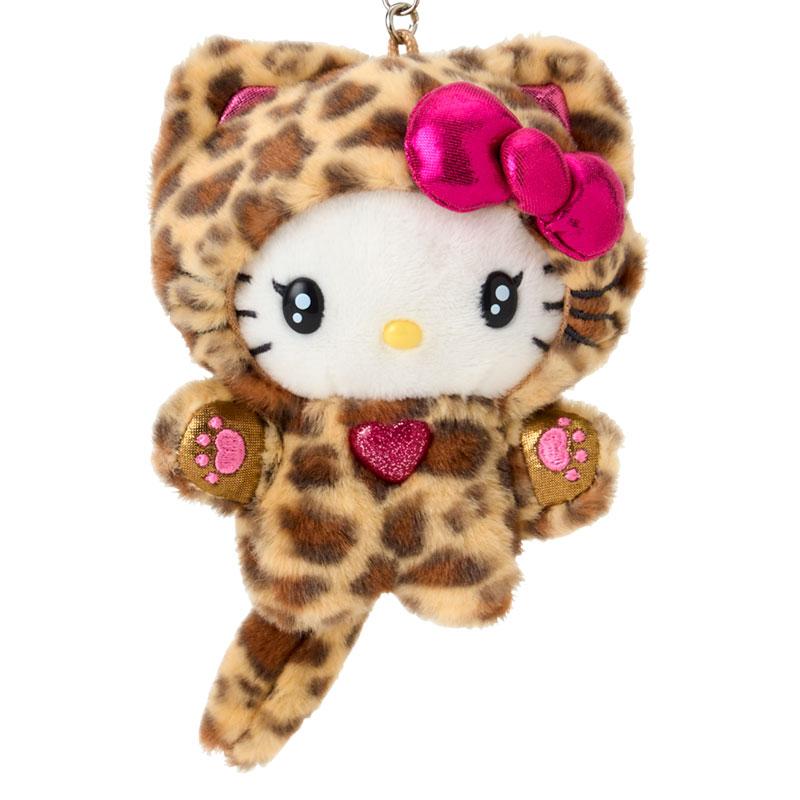 Hello Kitty Plush Mascot Holder Keychain Brown Gal Cat Sanrio Japan 2025