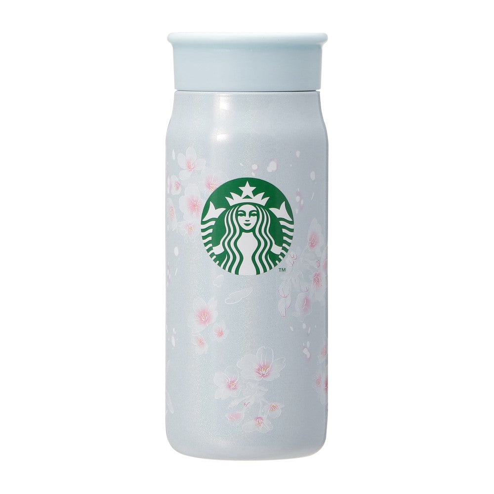 Starbucks Japan SAKURA 2025 Stainless Bottle Pale Blue 355ml Tumbler