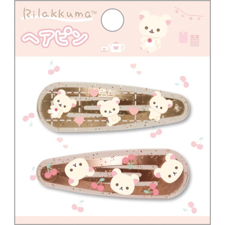 Korilakkuma Hair Clip Glitter San-X Japan 2025 Rilakkuma