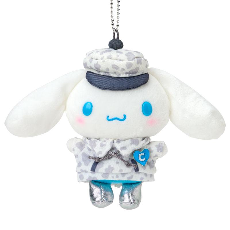 Cinnamoroll Plush Mascot Holder Keychain Monotone Animal Sanrio Japan 2025