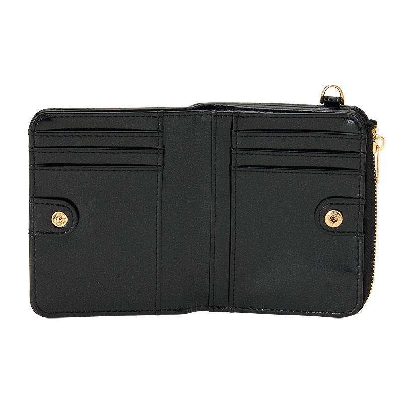 Hello Kitty Bifold Wallet Black Sanrio Japan 2025