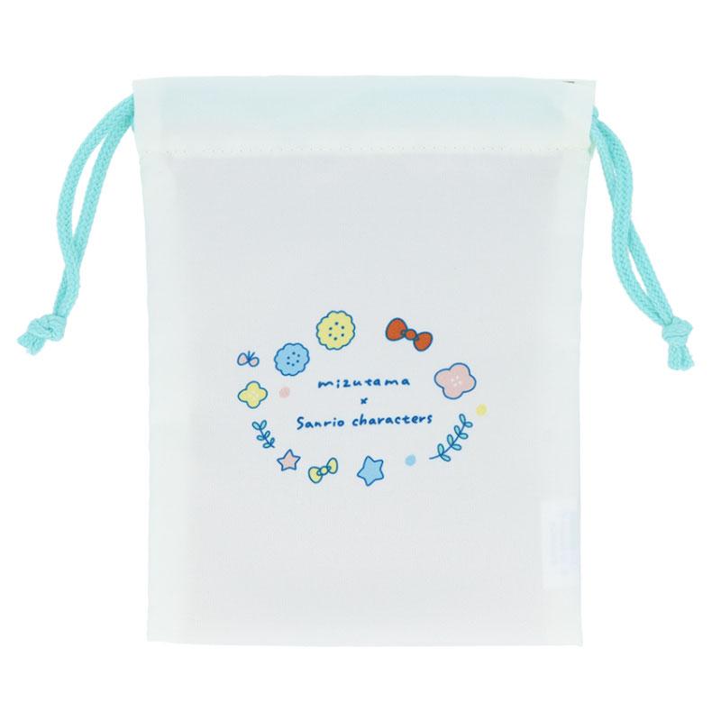 Drawstring Pouch Set Character Together mizutama Sanrio Japan 2025