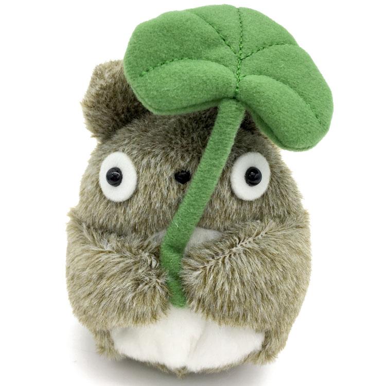 My Neighbor Big Totoro Fluffy Otedama mini Plush Doll Leaf Studio Ghibli Japan