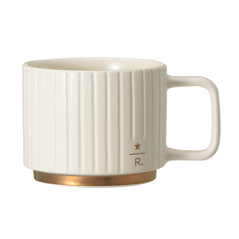 Starbucks Japan Reserve Striped Mug Cup White 355ml Christmas 2025