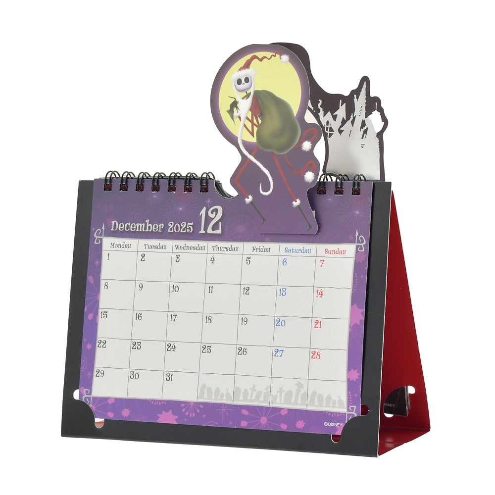 Nightmare Before Christmas Calendar Desktop 2025 Pop-Up Disney Store Japan