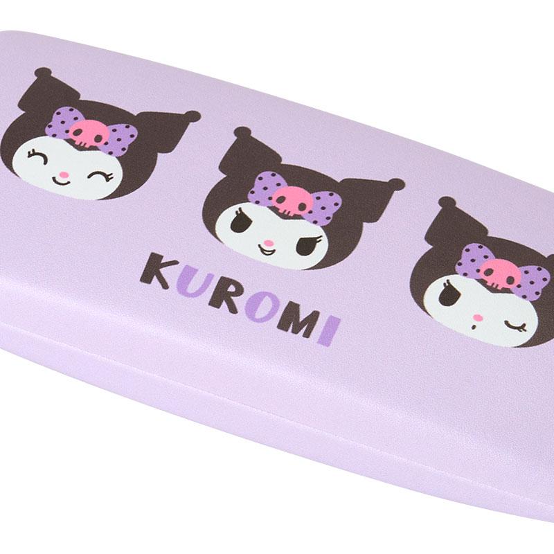 Kuromi Glasses Case with Cloth Purple Sanrio Japan 2025