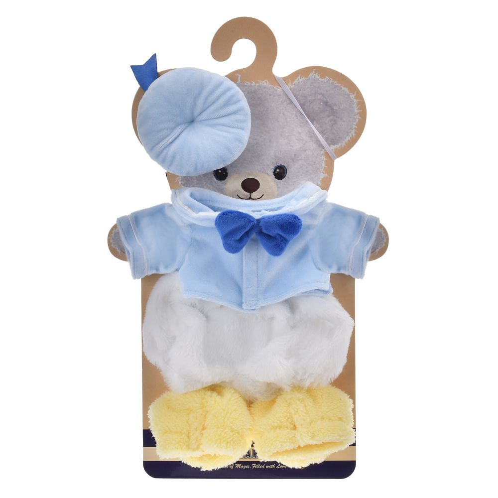 UniBEARsity Costume for Plush Doll DONALD MOKOMOKO BIRTHDAY Disney Store Japan