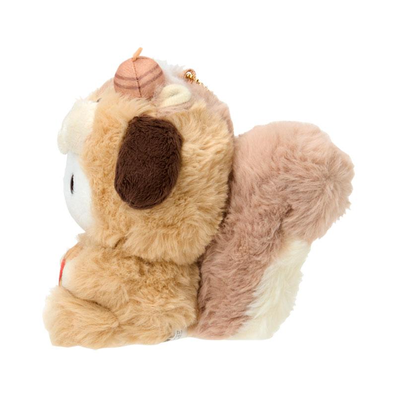 Pochacco Plush Mascot Holder Keychain Fluffy Squirrel Sanrio Japan 2025