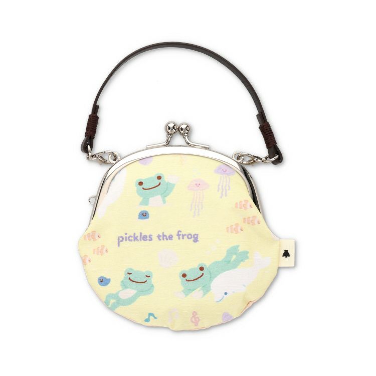 Pickles the Frog Clasp Pouch Round Sea Friends Yellow AYANOKOJI Japan 2025