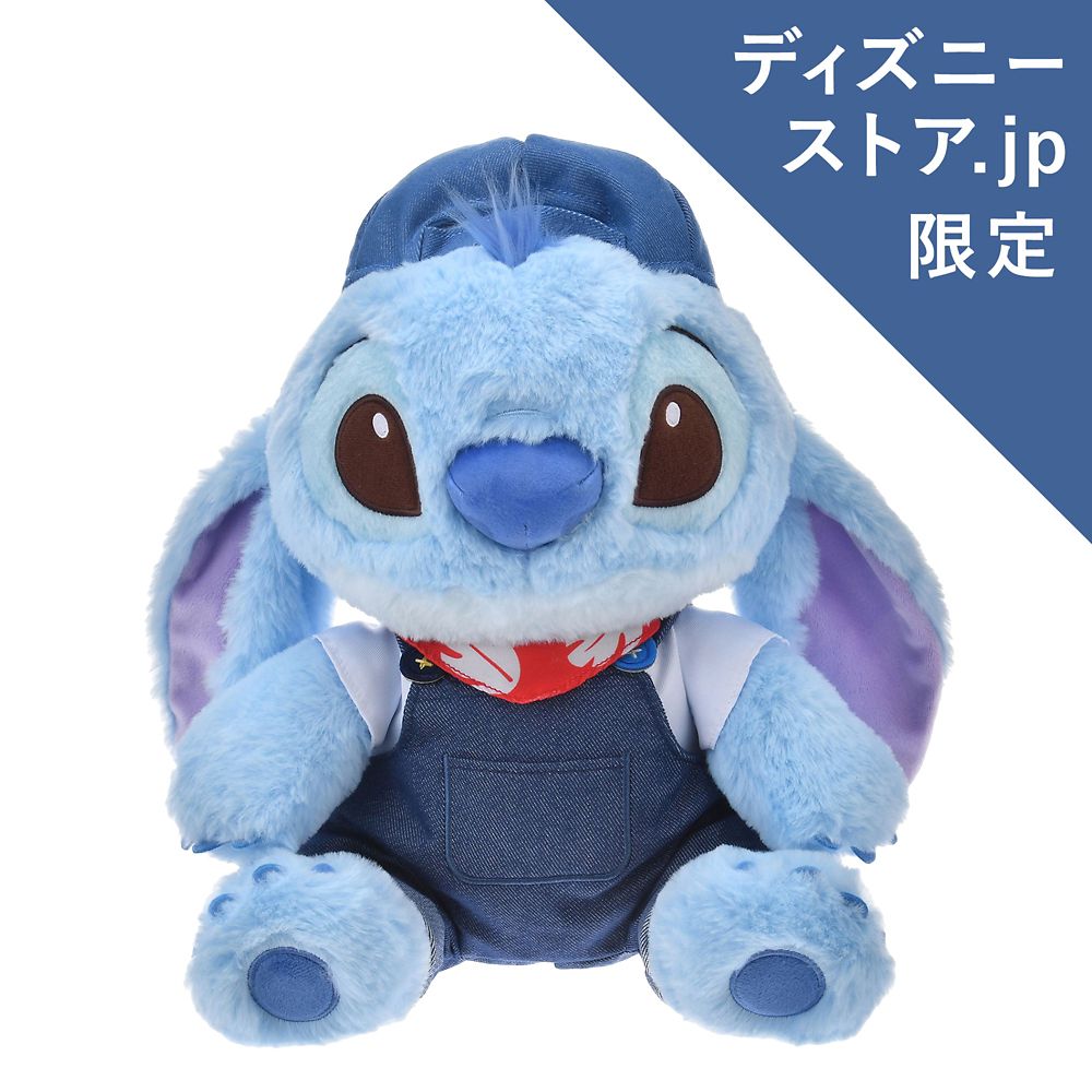 Stitch Plush Doll Denim Disney Store Japan 2025 Limit