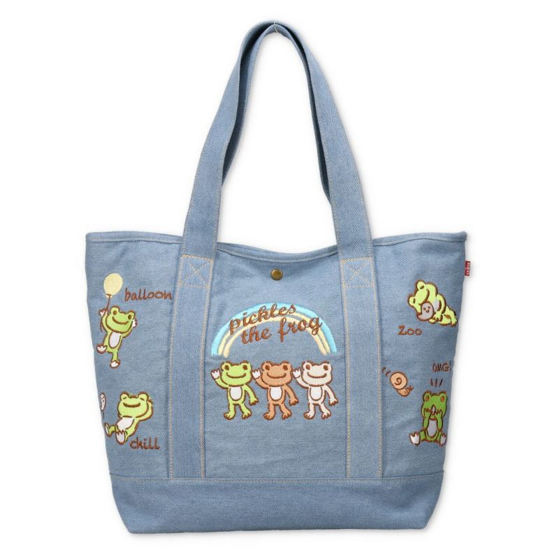 Pickles the Frog EDWIN Tote Bag Crayon Touch Japan 2024