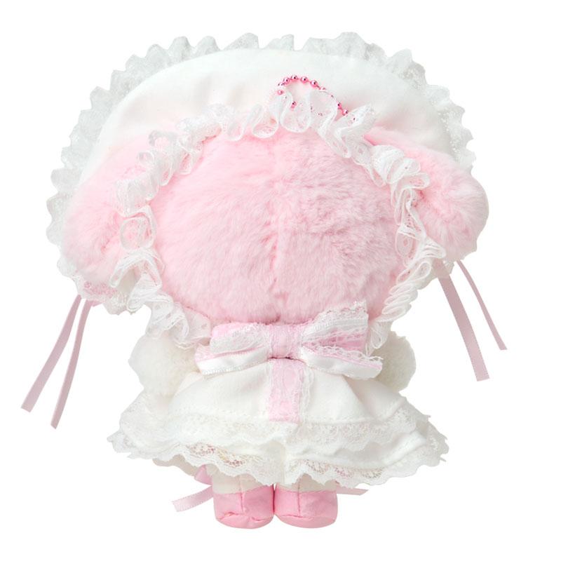My Melody Plush Mascot Holder Keychain White Frill Sanrio Japan 2025
