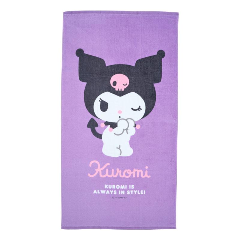 Kuromi BIG Towel Sanrio Japan 2025 Beach