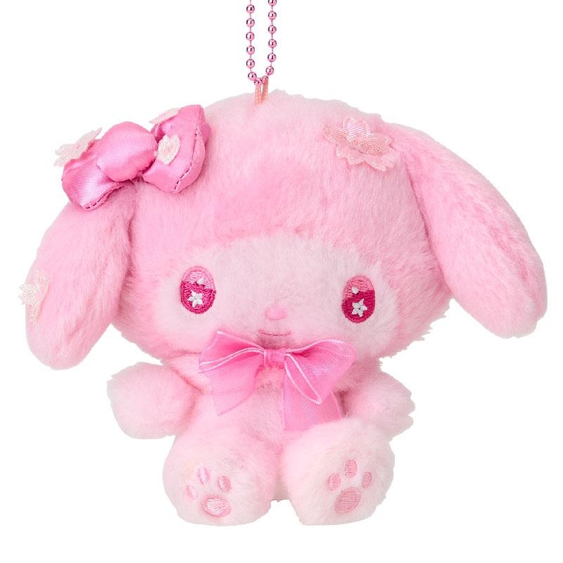 My Melody Plush Mascot Holder Keychain Sanrio Japan Sakura 2025