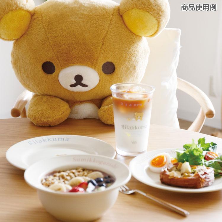 Rilakkuma Glass Cup Lettering San-X Japan 2025