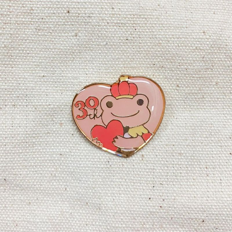 Pickles the Frog Badge Heart 30th Japan 2024 Event Limit